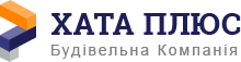 Логотип будівельної компанії Хата плюс